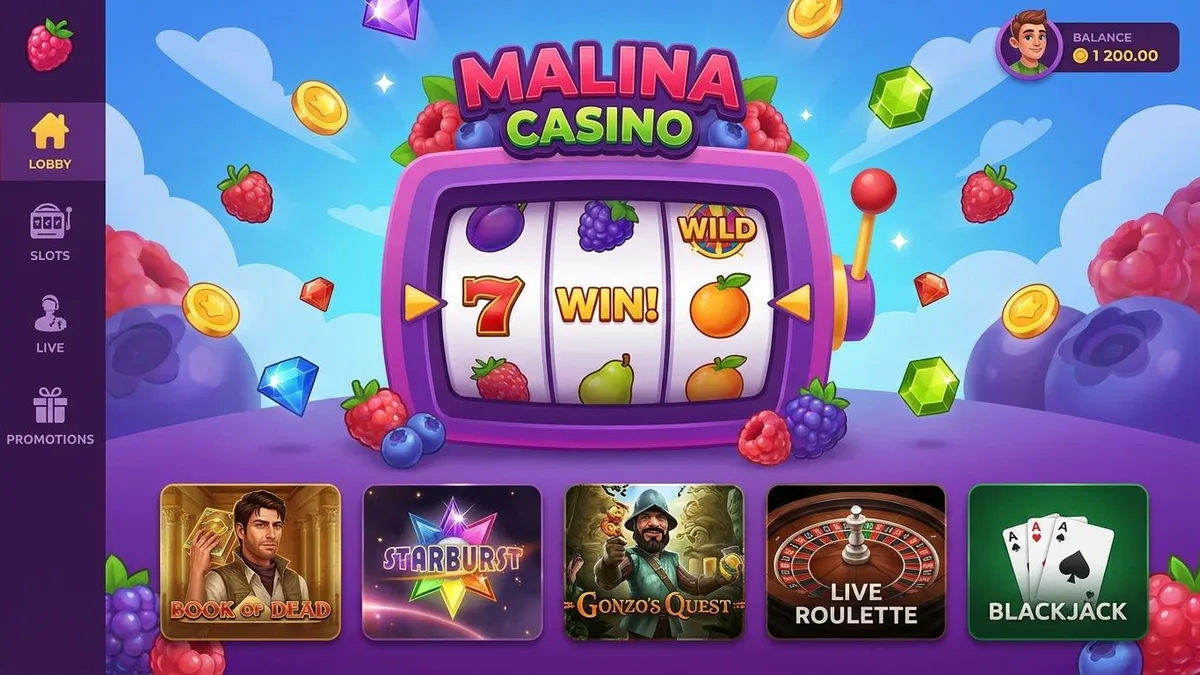 Casino hry v Malina Casino